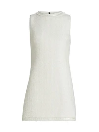 Coley Tweed Sleeveless Minidress