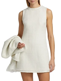 Coley Tweed Sleeveless Minidress
