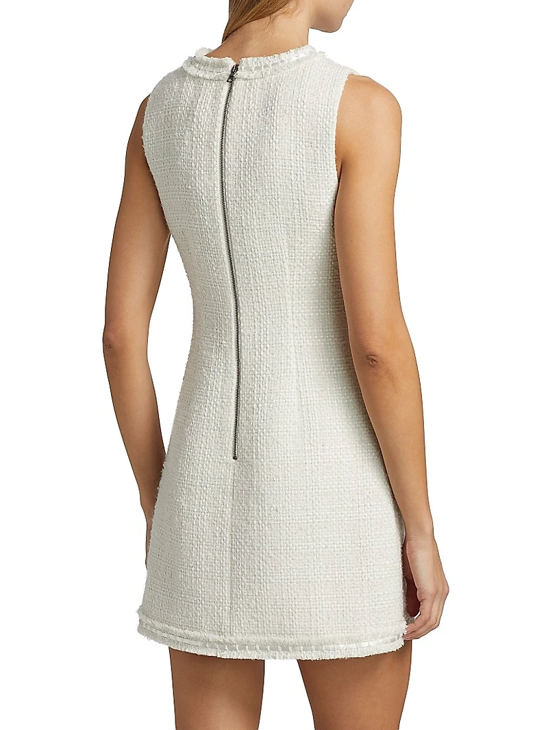 Coley Tweed Sleeveless Minidress