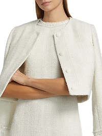 Coley Tweed Sleeveless Minidress