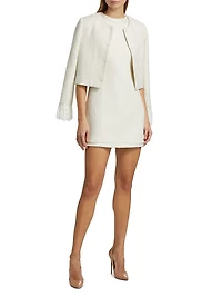 Coley Tweed Sleeveless Minidress