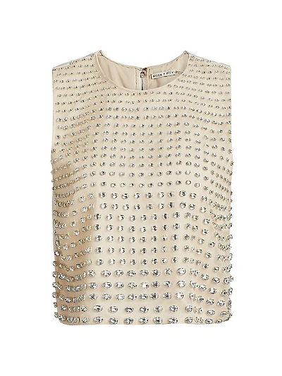 Amal Embellished Boxy Tank