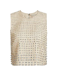 Amal Embellished Boxy Tank