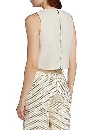 Amal Embellished Boxy Tank
