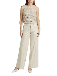 Amal Embellished Boxy Tank