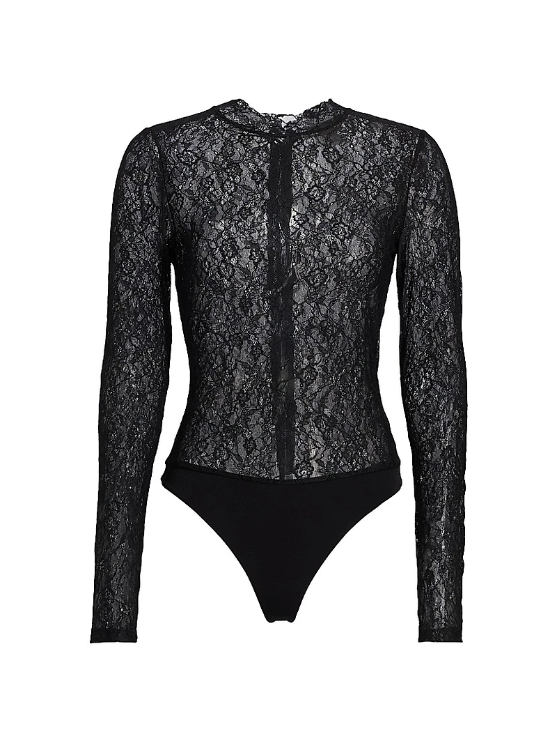 Taeyn Lace Crewneck Bodysuit