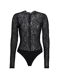 Taeyn Lace Crewneck Bodysuit