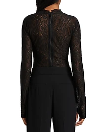 Taeyn Lace Crewneck Bodysuit