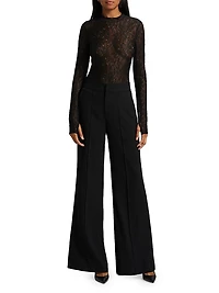 Taeyn Lace Crewneck Bodysuit