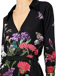 Millicent Floral Tie-Waist Fit & Flare Minidress