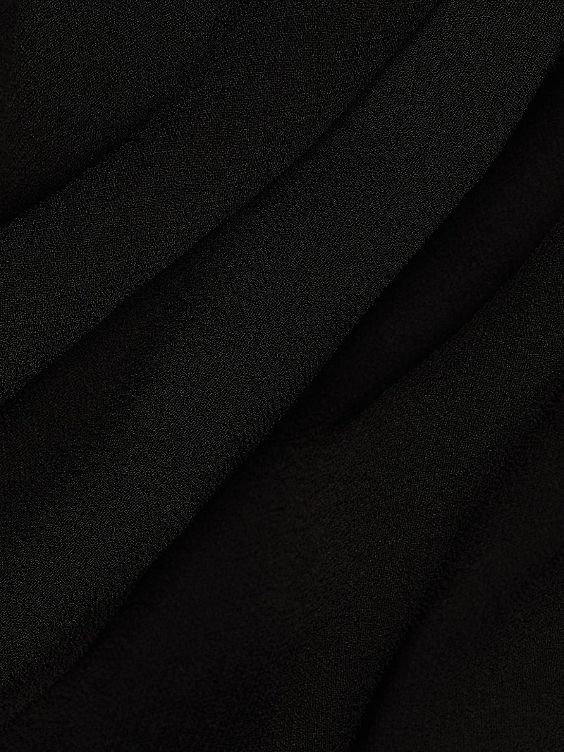 Adaline Gathered Tie-Waist Minidress