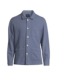 Ambrose Cotton & Linen Utility-Style Coat