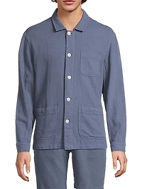 Ambrose Cotton & Linen Utility-Style Coat