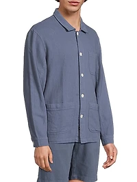 Ambrose Cotton & Linen Utility-Style Coat