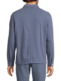 Ambrose Cotton & Linen Utility-Style Coat