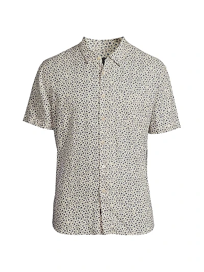 Carson Floral Linen-Blend Shirt