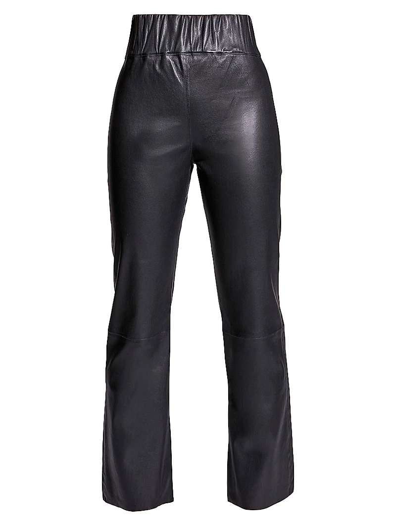 Reagan Stretch Leather Pants
