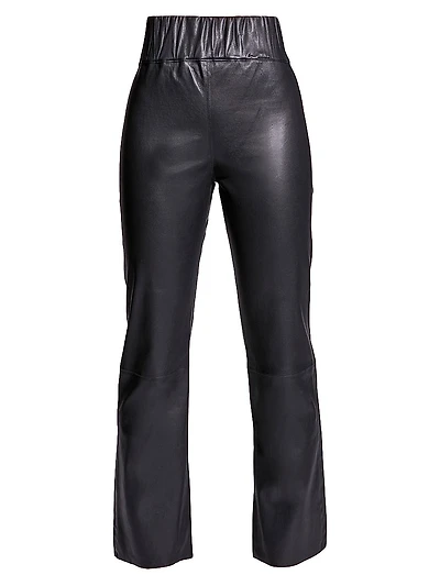 Reagan Stretch Leather Pants