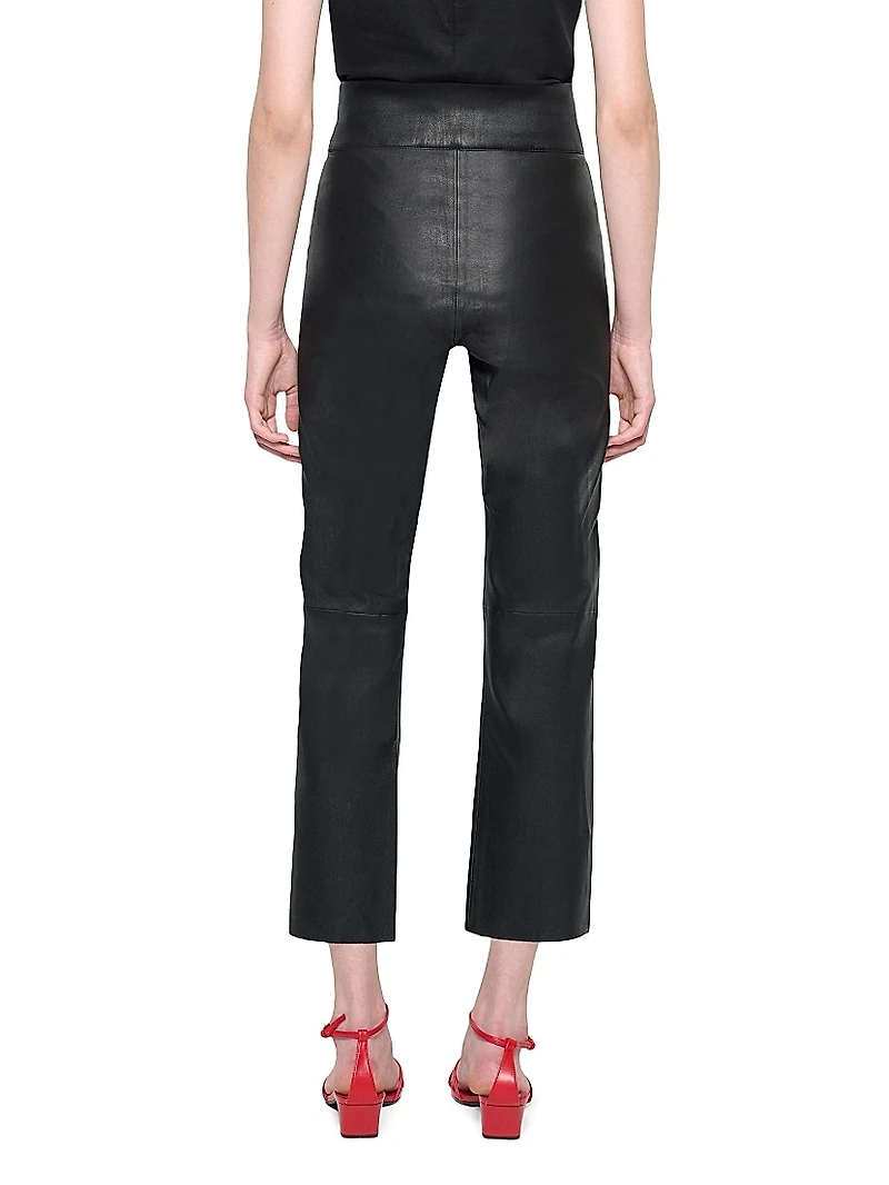 Reagan Stretch Leather Pants