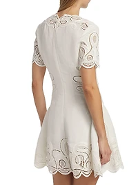 Morrigan Linen-Blend Minidress