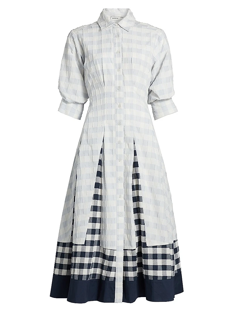 Jazz Pintuck Midi-Dress