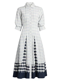 Jazz Pintuck Midi-Dress