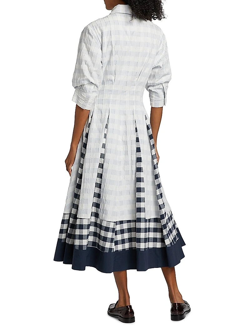 Jazz Pintuck Midi-Dress