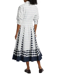 Jazz Pintuck Midi-Dress