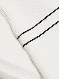 Heloisa Piped Rib-Knit Midi-Dress