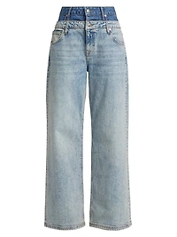 Kove Double-Waistband Jeans