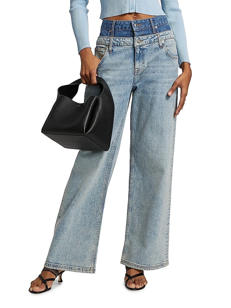 Kove Double-Waistband Jeans