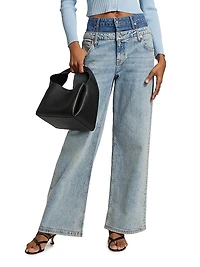 Kove Double-Waistband Jeans