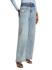 Kove Double-Waistband Jeans
