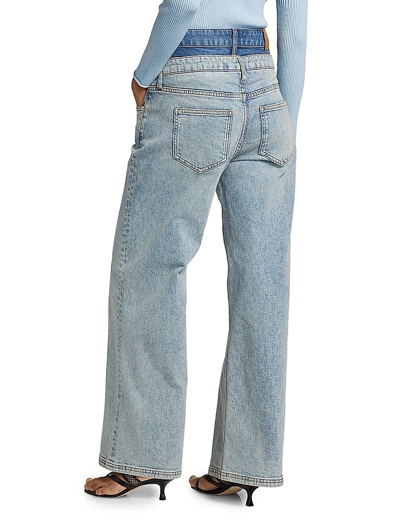 Kove Double-Waistband Jeans