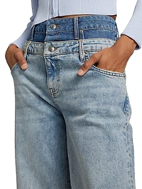 Kove Double-Waistband Jeans