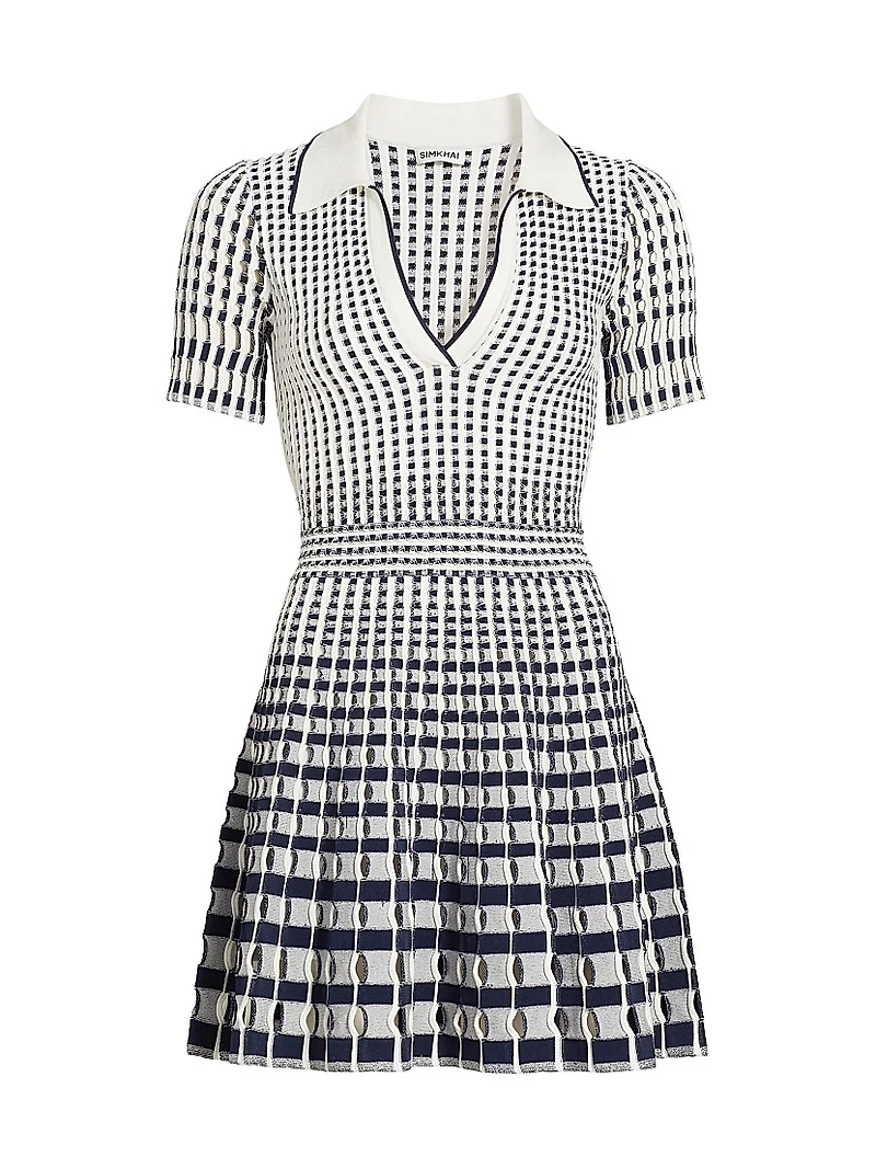 Tovi Knit Polo Minidress