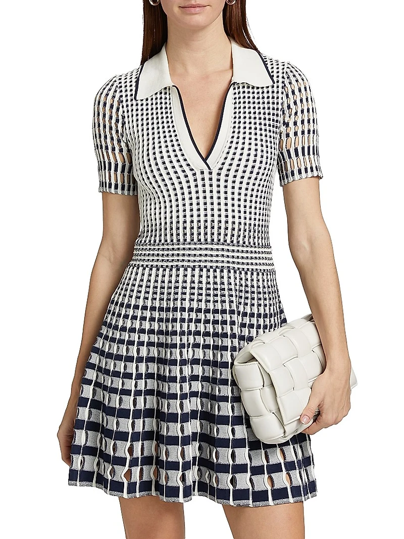 Tovi Knit Polo Minidress