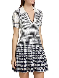 Tovi Knit Polo Minidress