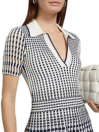 Tovi Knit Polo Minidress