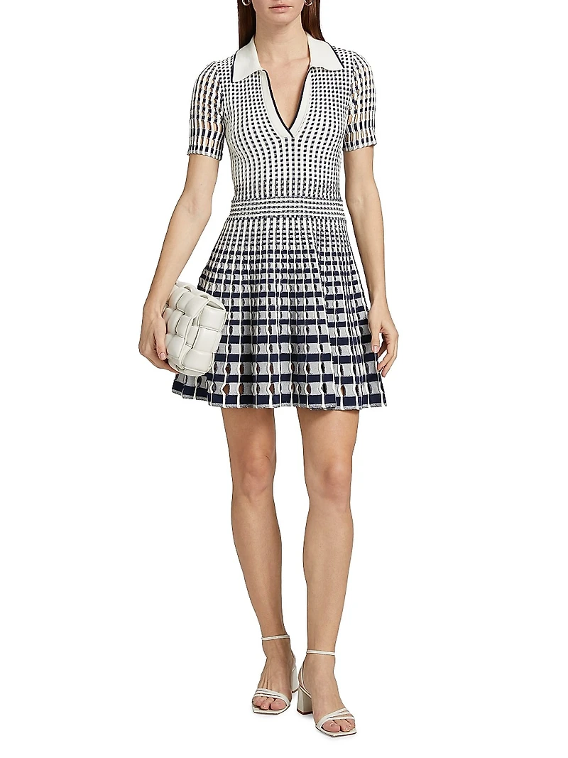 Tovi Knit Polo Minidress