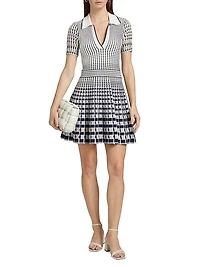 Tovi Knit Polo Minidress