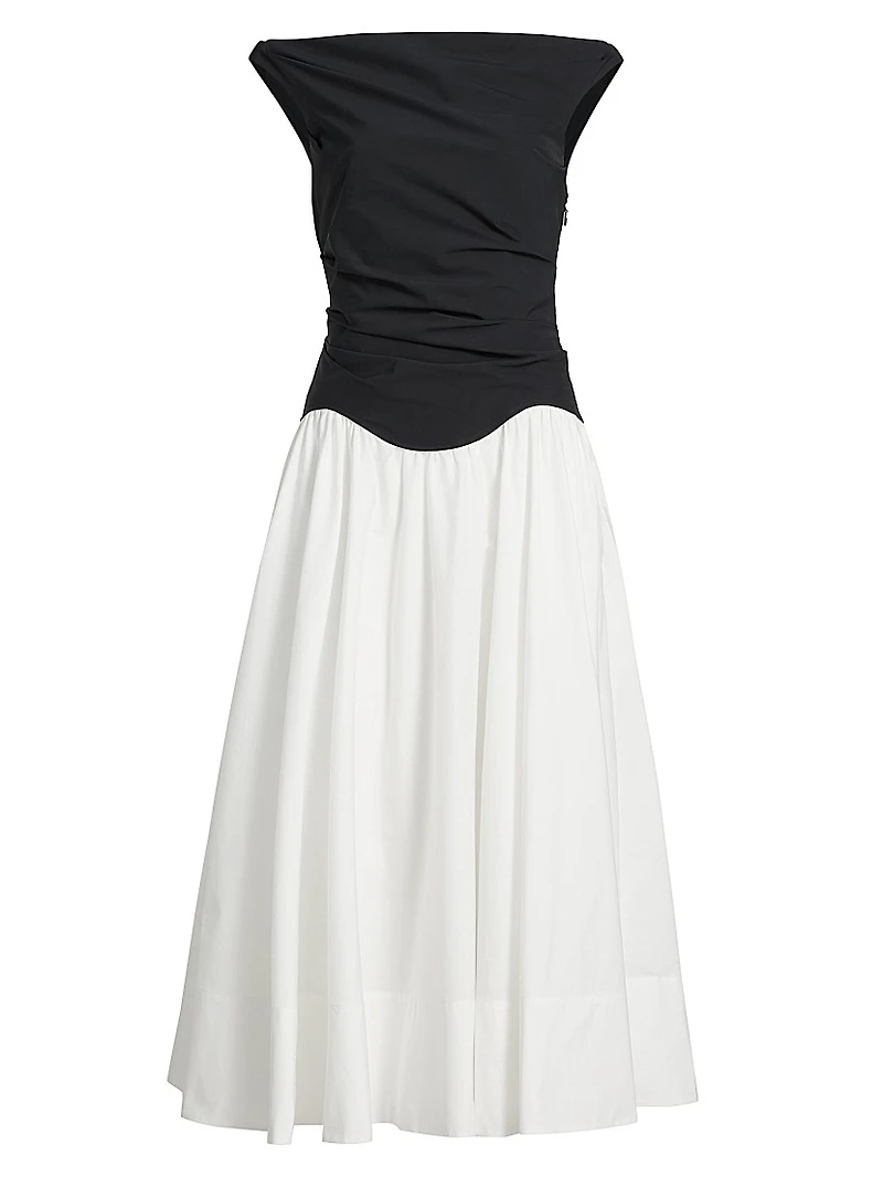 Cersei Off-the-Shoulder Midi-Dress