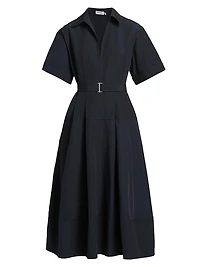 Deanna Belted Midi-Dress