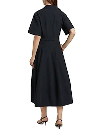 Deanna Belted Midi-Dress