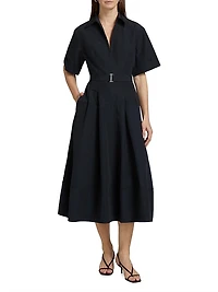 Deanna Belted Midi-Dress