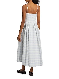 Kittiya Gingham Midi-Dress