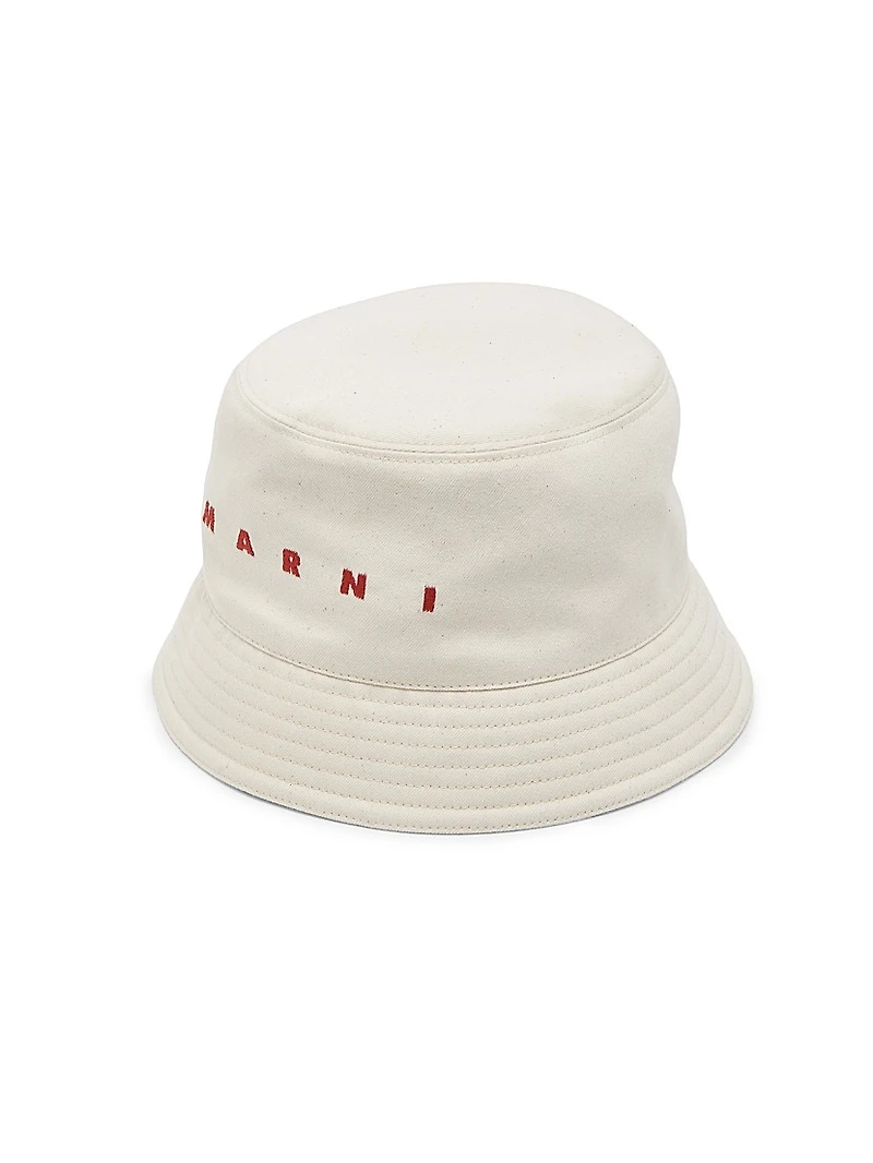 Logo-Embroidered Bucket Hat