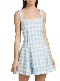 Hannalie Gingham Minidress