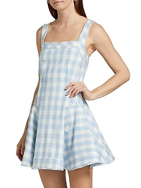 Hannalie Gingham Minidress