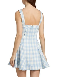 Hannalie Gingham Minidress